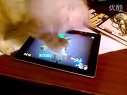 Cat Plays Fruit Ninja on iPad èèˮ